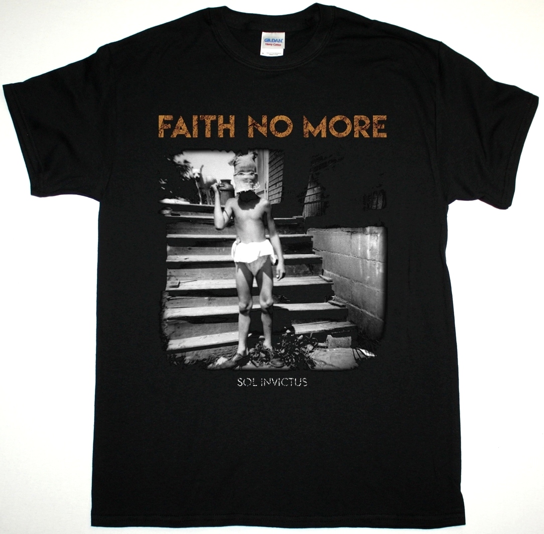 FAITH NO MORE SOL INVICTUS 2015 NEW BLACK T-SHIRT