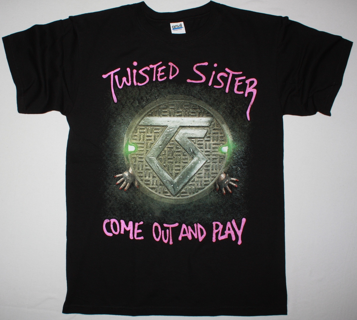 TWISTED SISTER COME OUT AND PLAY'85 NEW BLACK T-SHIRT