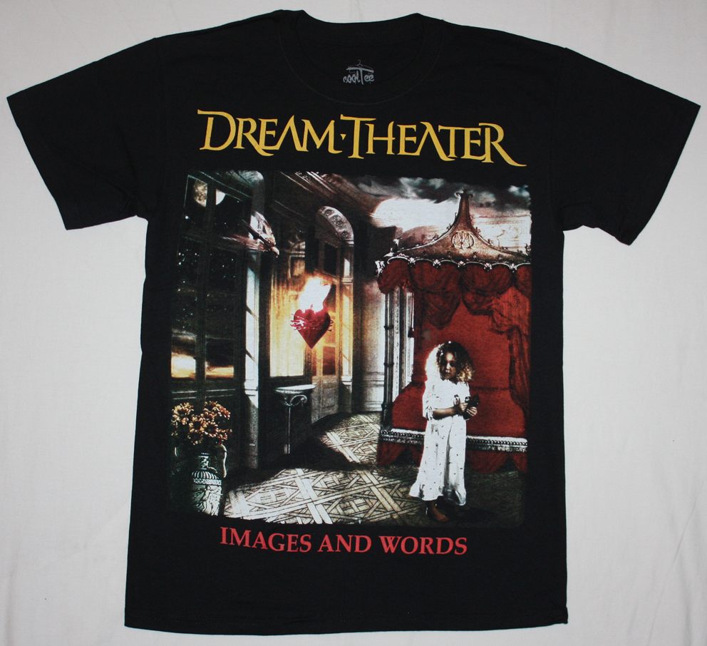 DREAM THEATER IMAGES AND WORDS'92  NEW BLACK T-SHIRT