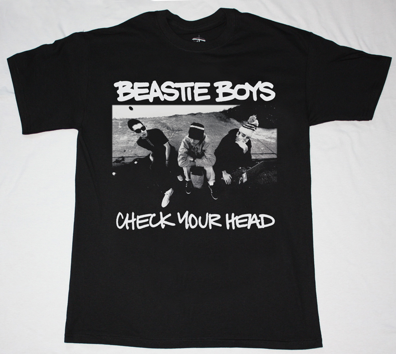 BEASTIE BOYS CHECK YOUR HEAD'92  NEW BLACK T-SHIRT