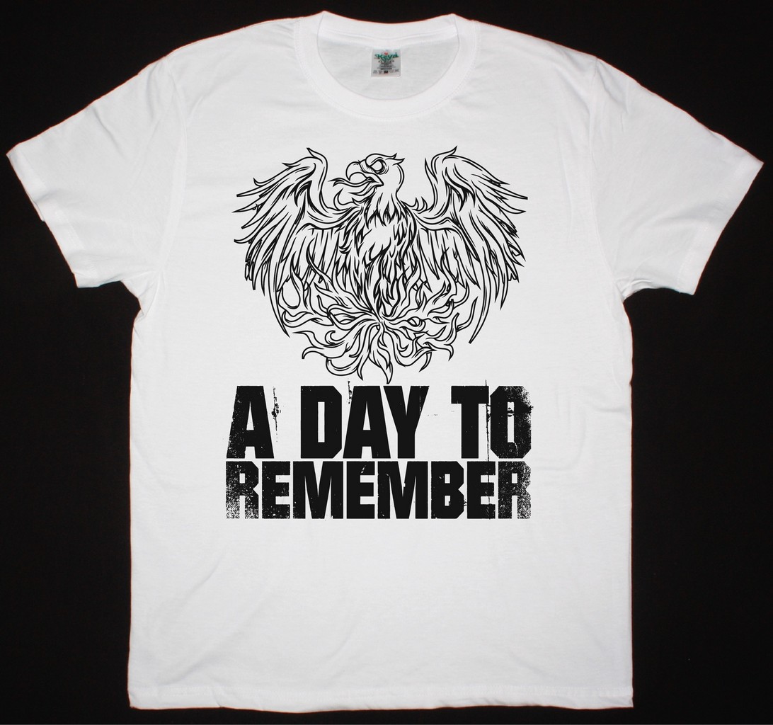A DAY TO REMEMBER EAGLE NEW WHITE T-SHIRT