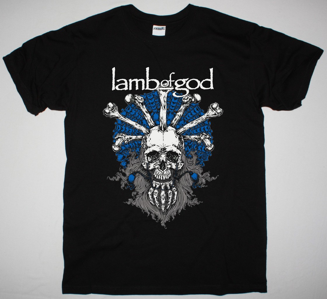 LAMB OF GOD MANDALA NEW BLACK T-SHIRT