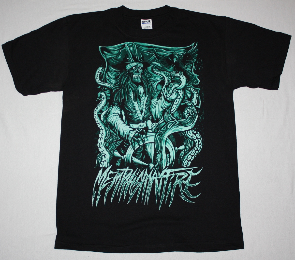 MEMPHIS MAY FIRE PIRATE NEW BLACK T-SHIRT