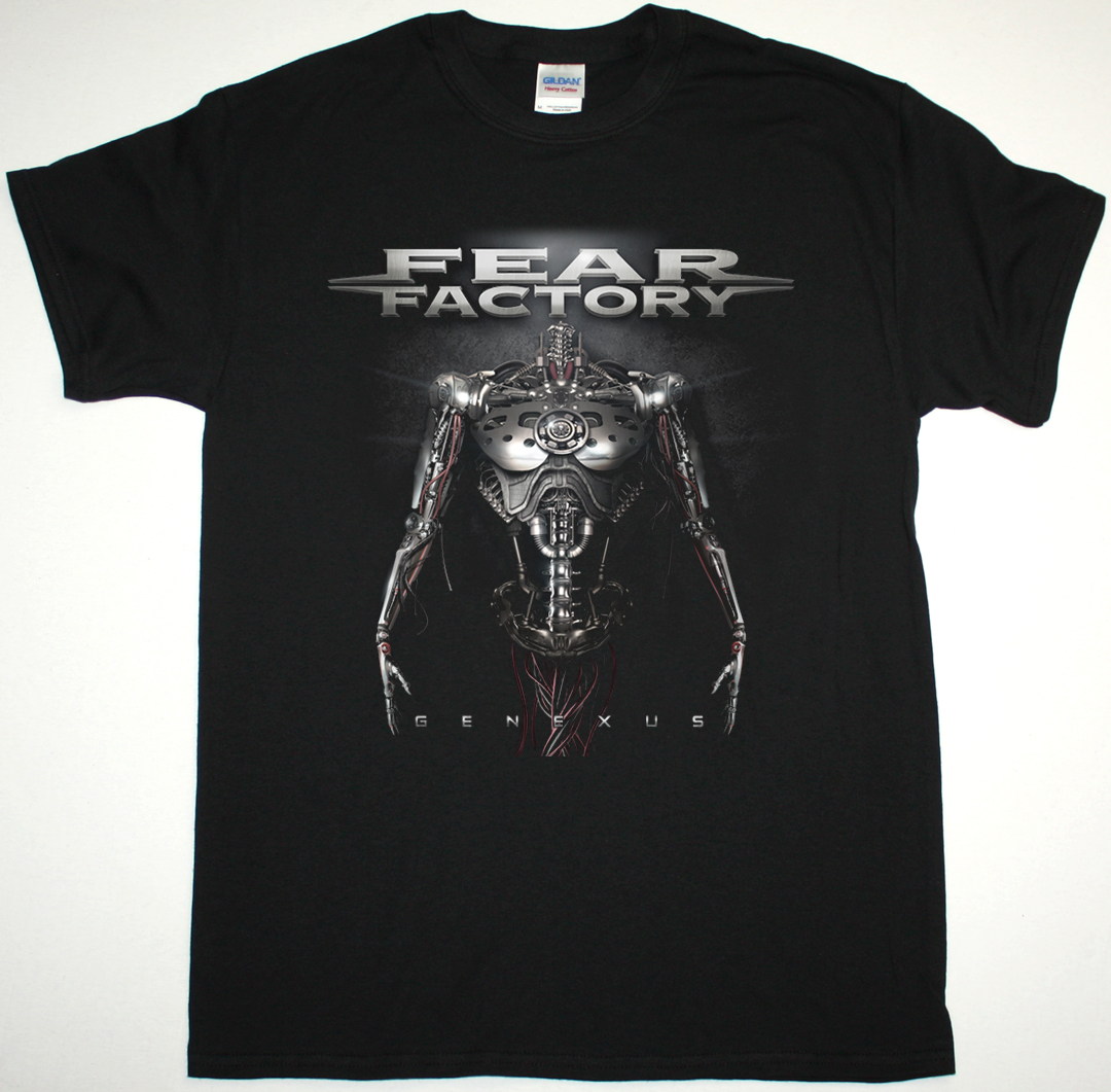 FEAR FACTORY GENEXUS NEW BLACK T SHIRT