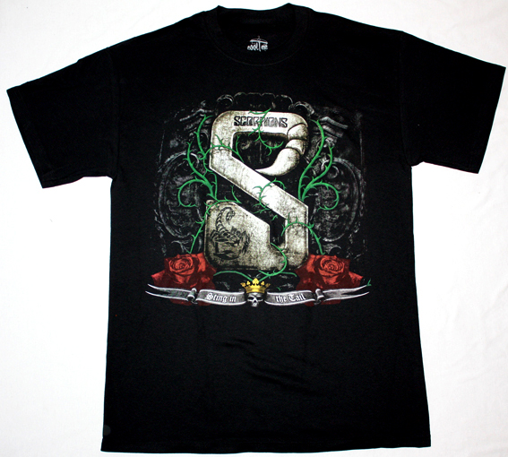 SCORPIONS STING IN THE TAIL TOUR 2010  NEW BLACK T-SHIRT