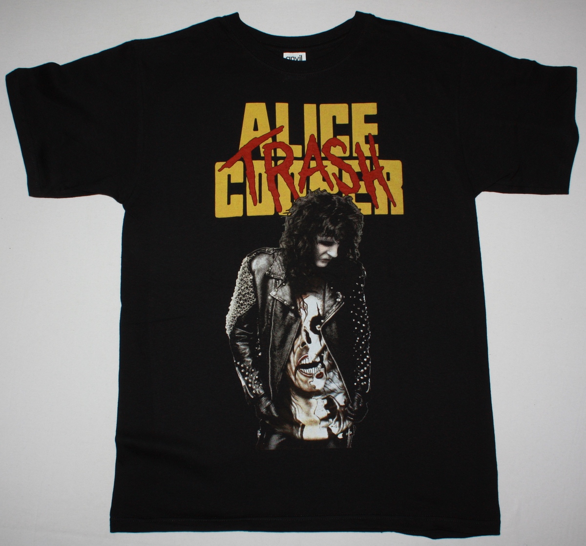 ALICE COOPER TRASH NEW BLACK T SHIRT