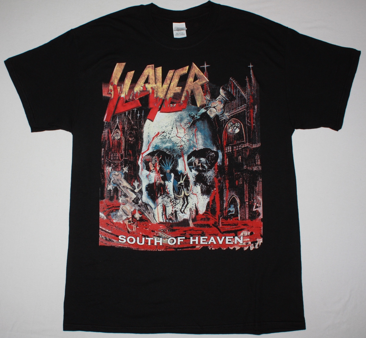 SLAYER SOUTH OF HEAVEN  NEW BLACK T SHIRT