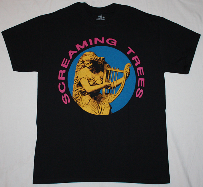 SCREAMING TREES NEW BLACK T-SHIRT
