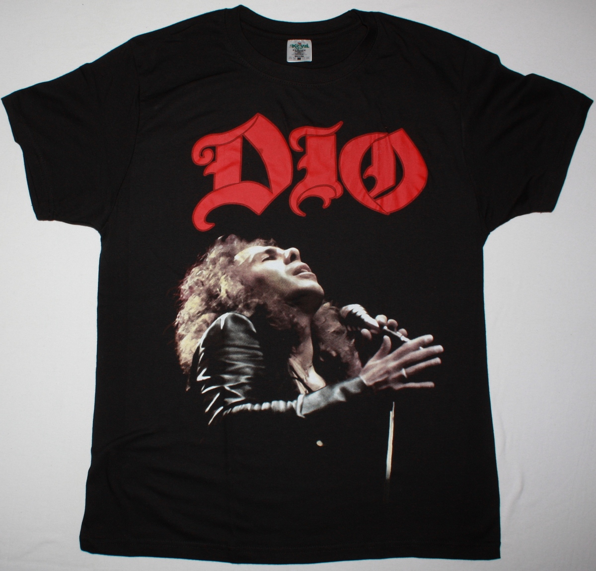 DIO RED LOGO NEW BLACK T-SHIRT