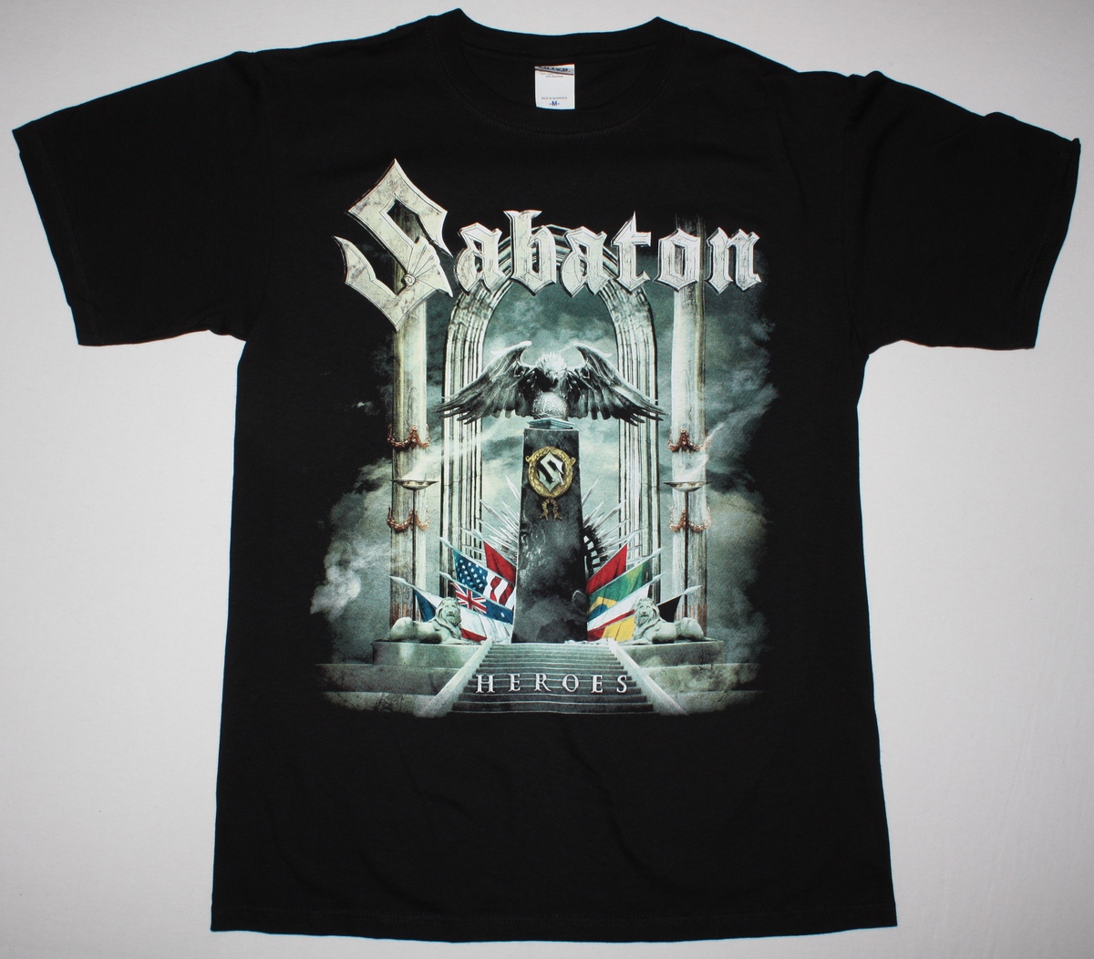 SABATON HEROES 2014 TO THE HELL AND BACK NEW BLACK T-SHIRT