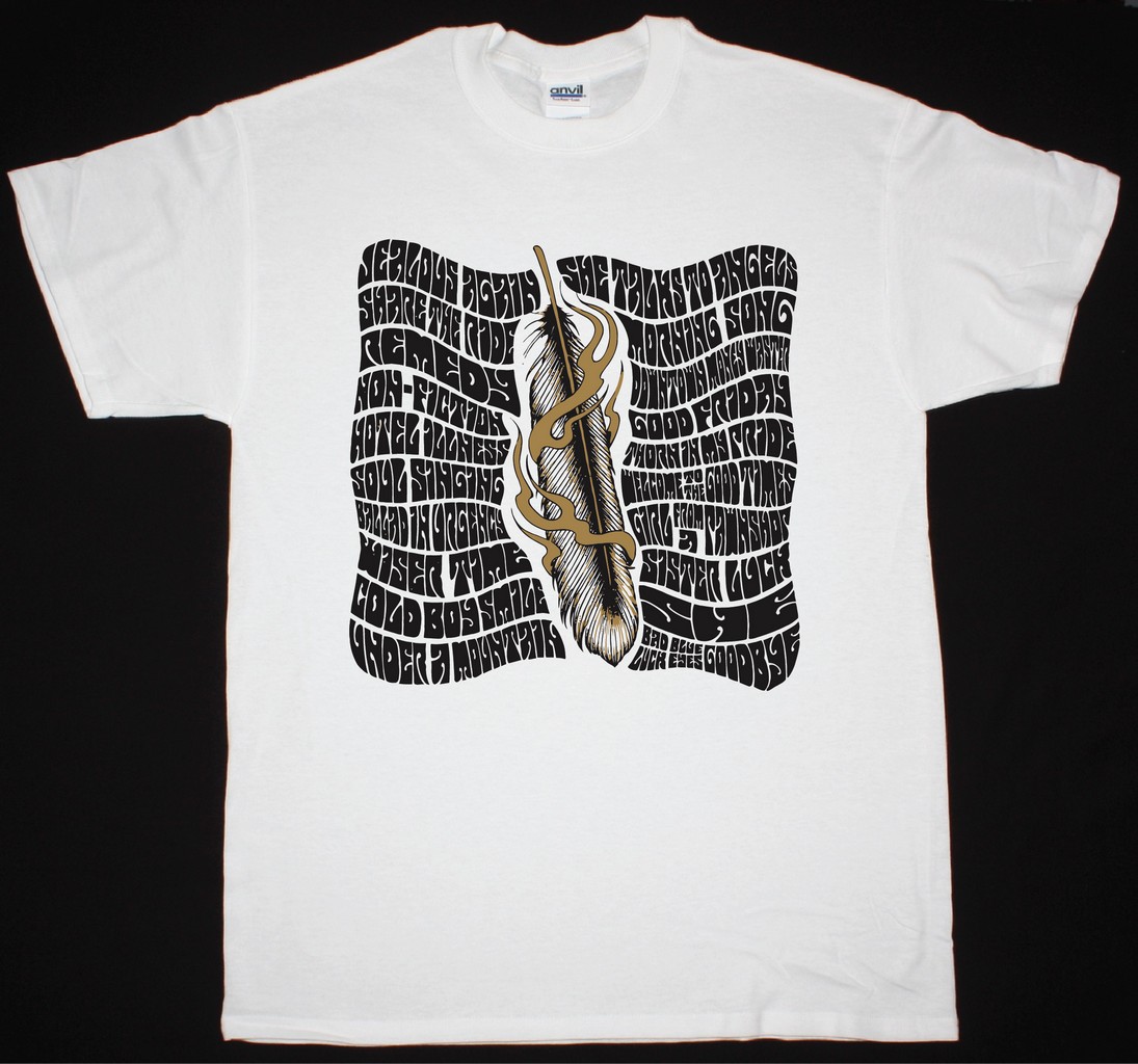 THE BLACK CROWES CROWEOLOGY NEW WHITE T-SHIRT