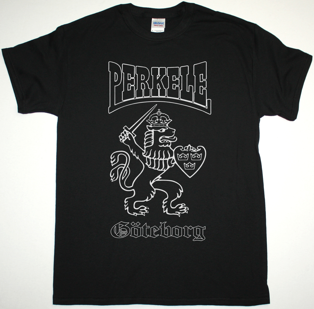 PERKELE GOTEBORG NEW BLACK T SHIRT