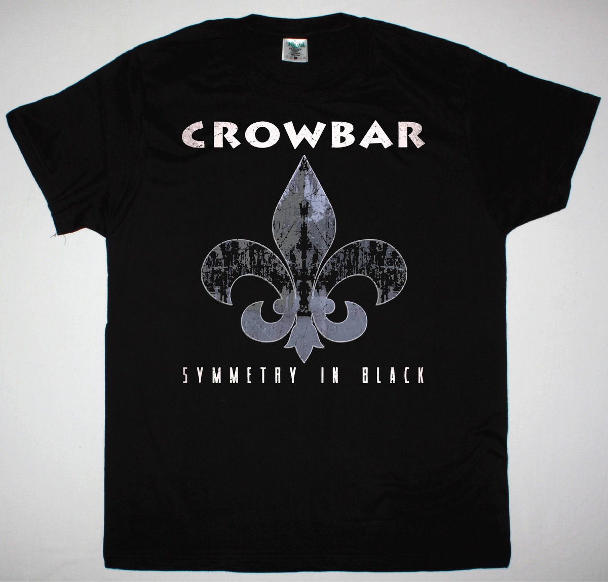 CROWBAR SYMMETRY IN BLACK NEW BLACK T-SHIRT