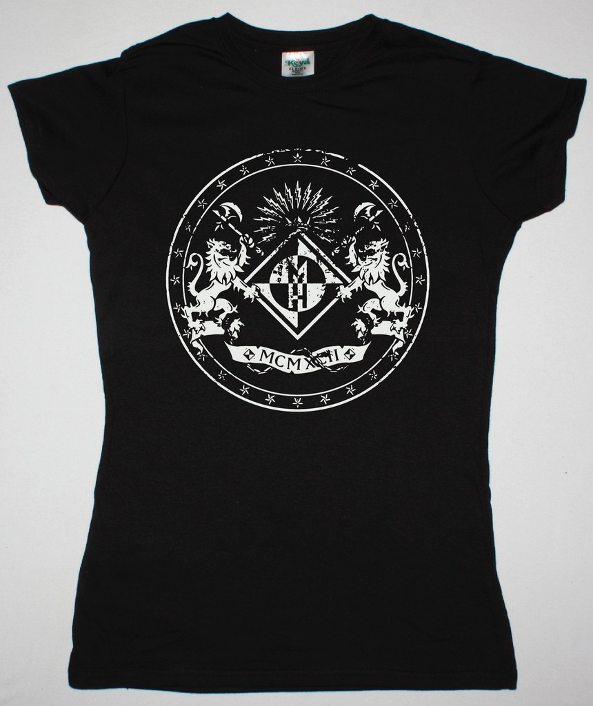 MACHINE HEAD LOGO NEW BLACK LADY T-SHIRT