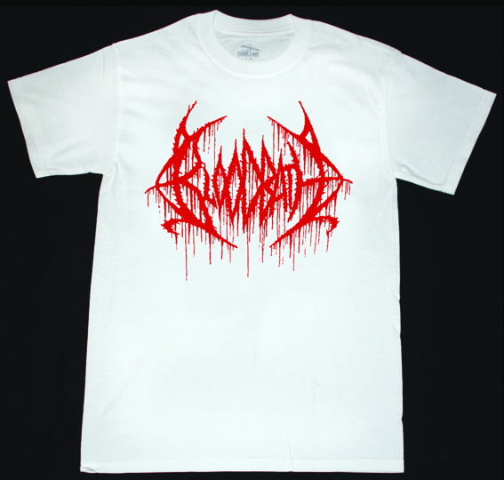 BLOODBATH LOGO NEW WHITE T-SHIRT