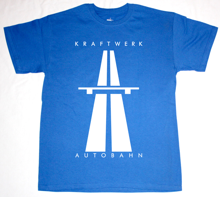 KRAFTWERK AUTOBAHN'74 NEW ROYAL BLUE T-SHIRT