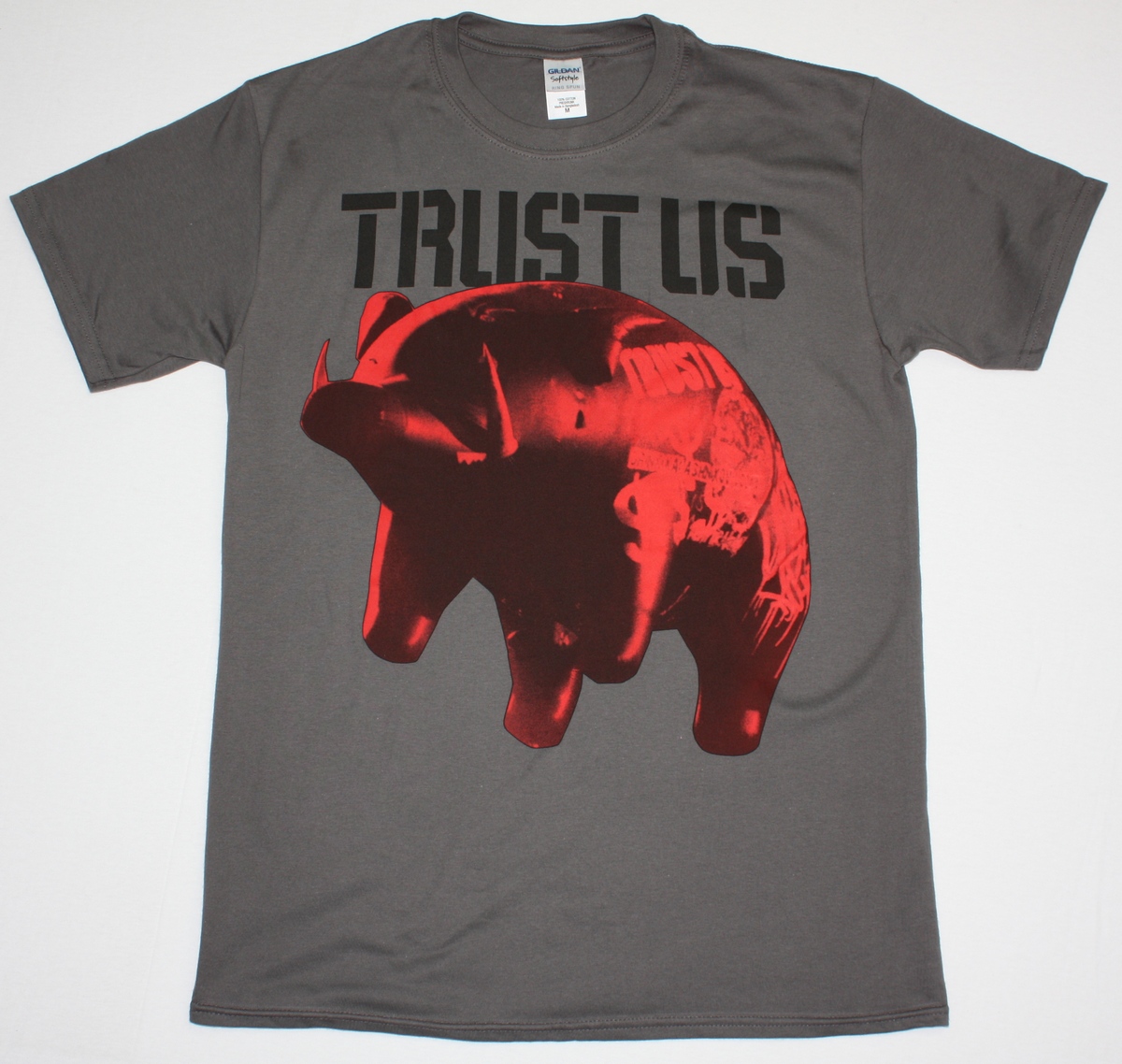 ROGER WATERS PIG ART NEW GREY CHARCOAL T-SHIRT