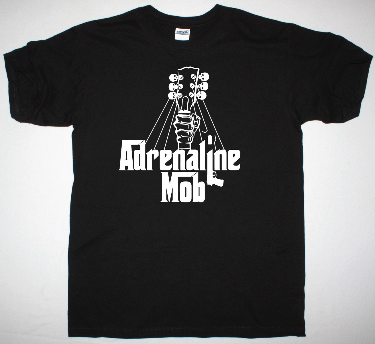 ADRENALINE MOB LOGO NEW BLACK T-SHIRT