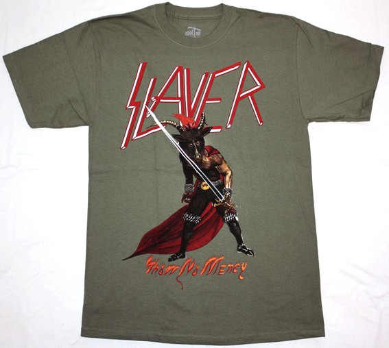 SLAYER SHOW NO MERCY NEW MILITARY T-SHIRT