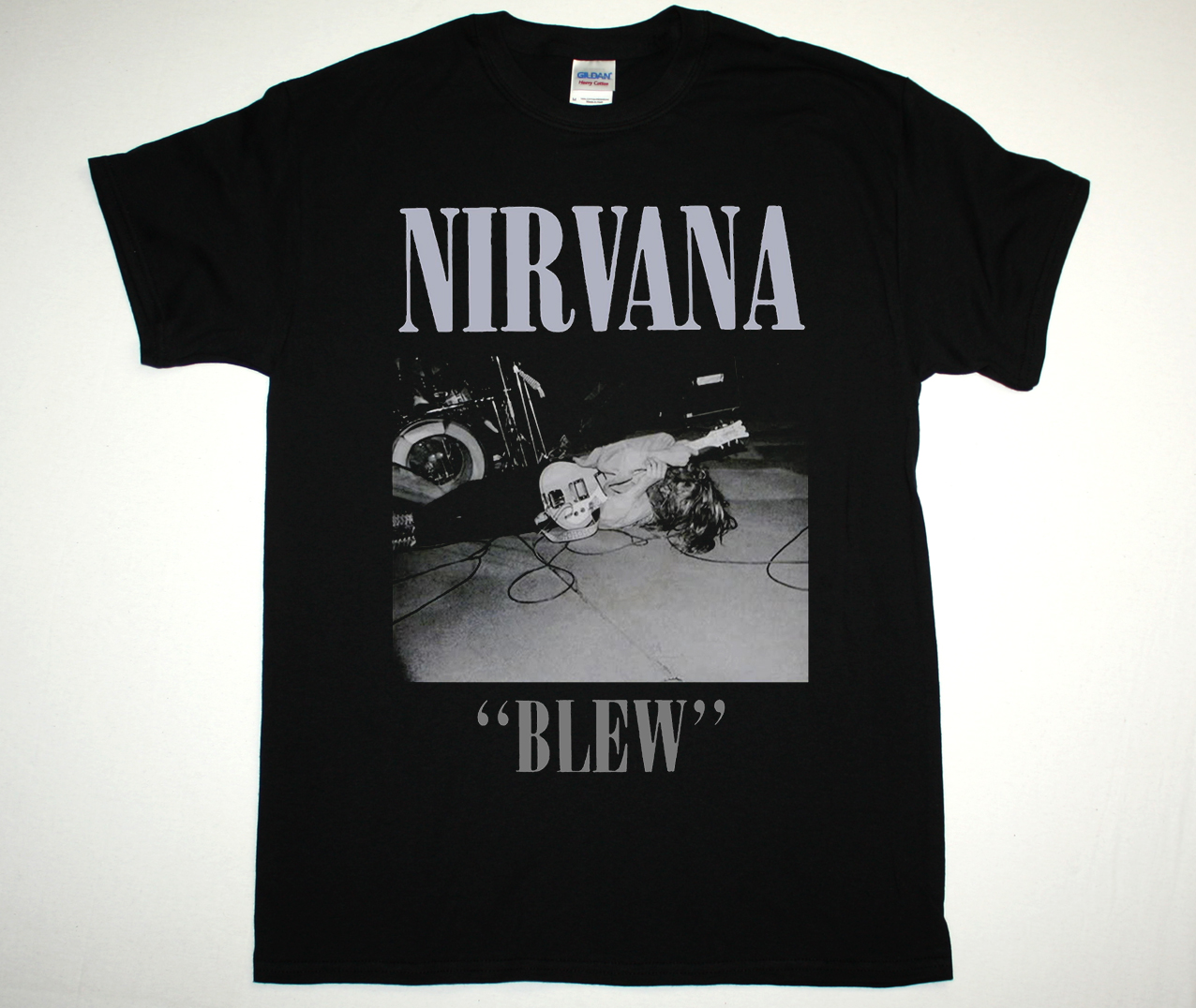 NIRVANA BLEW EP 89 NEW BLACK T-SHIRT