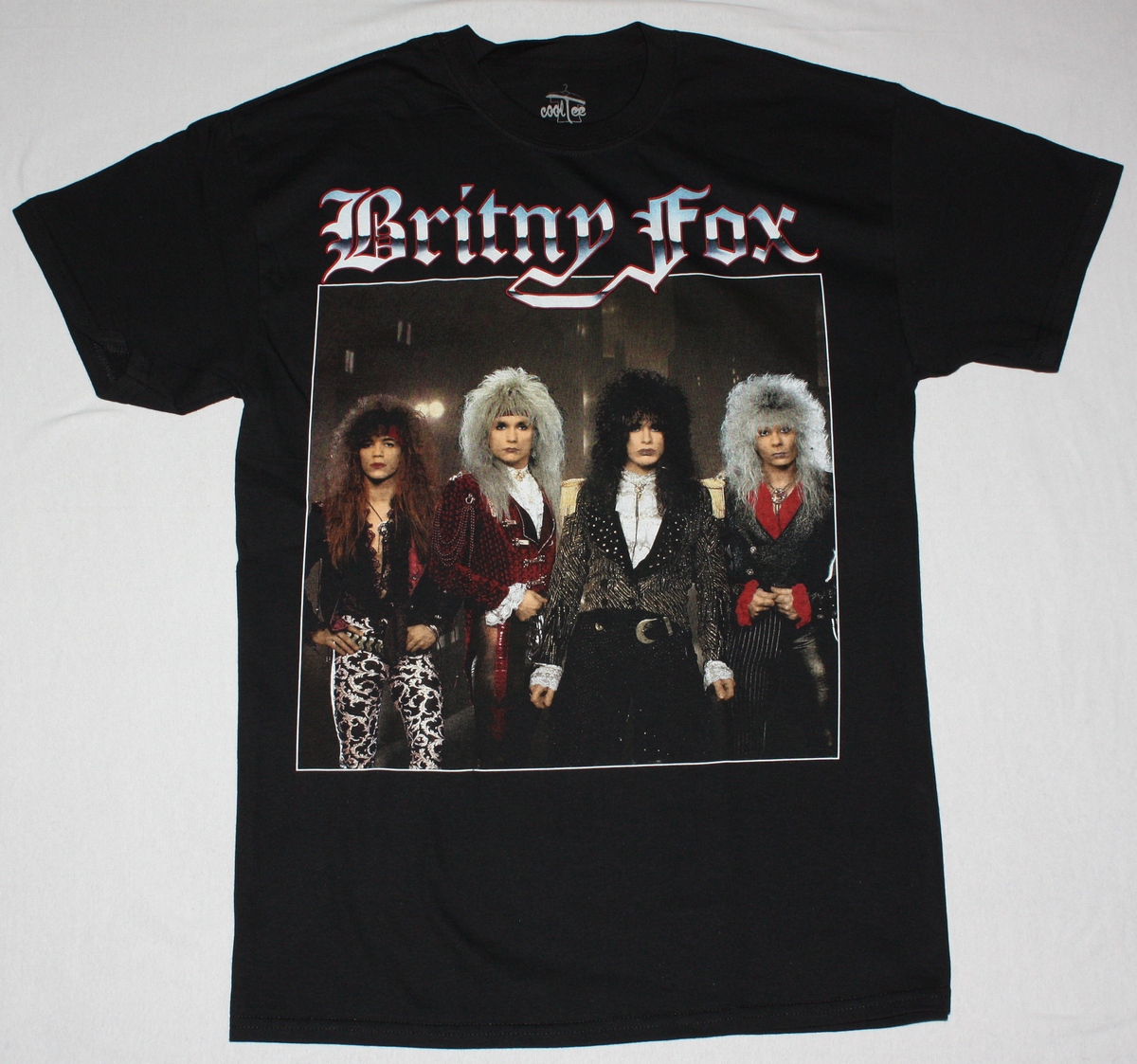 BRITNY FOX ROCK REVOLUTION TOUR NEW BLACK T-SHIRT