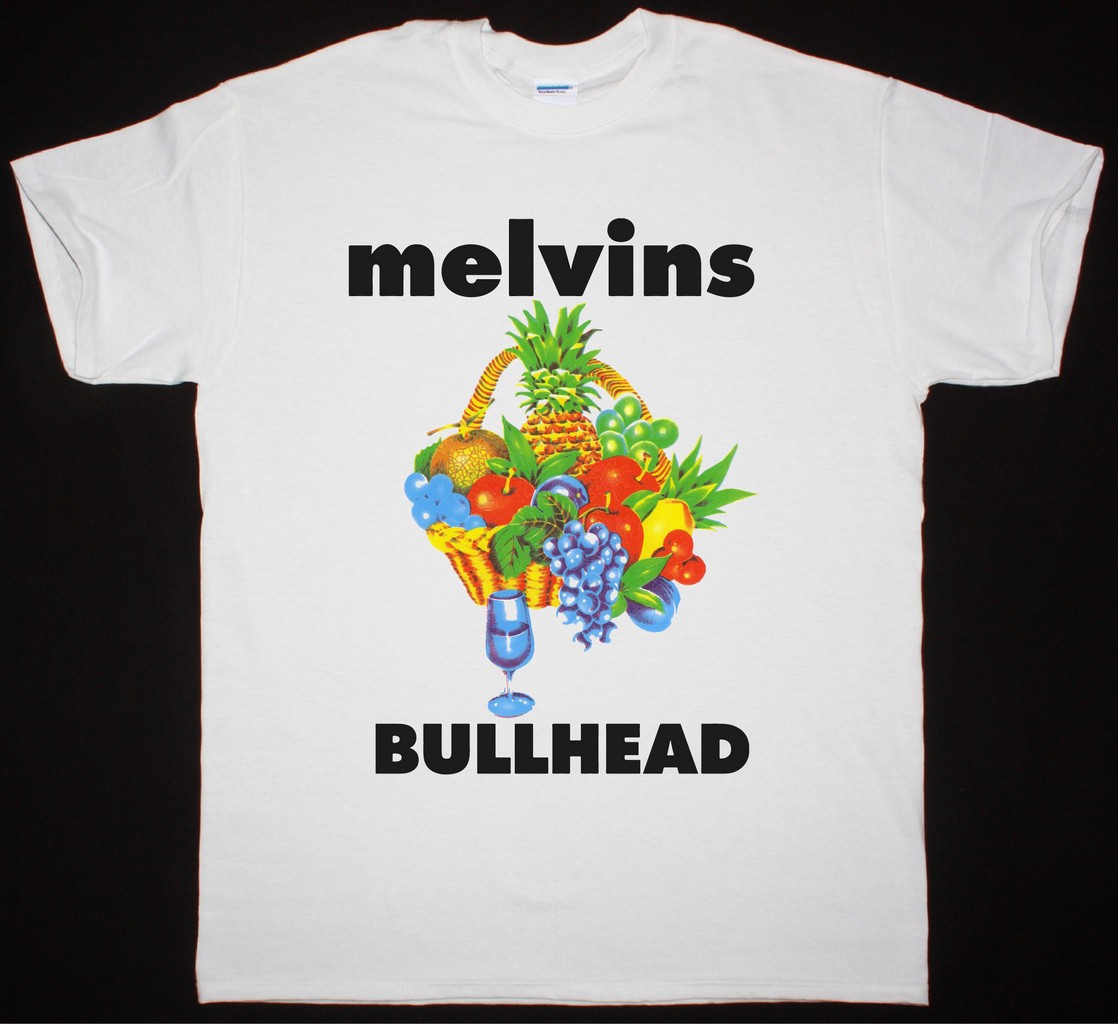 MELVINS BULLHEAD 1991 NEW WHITE T-SHIRT
