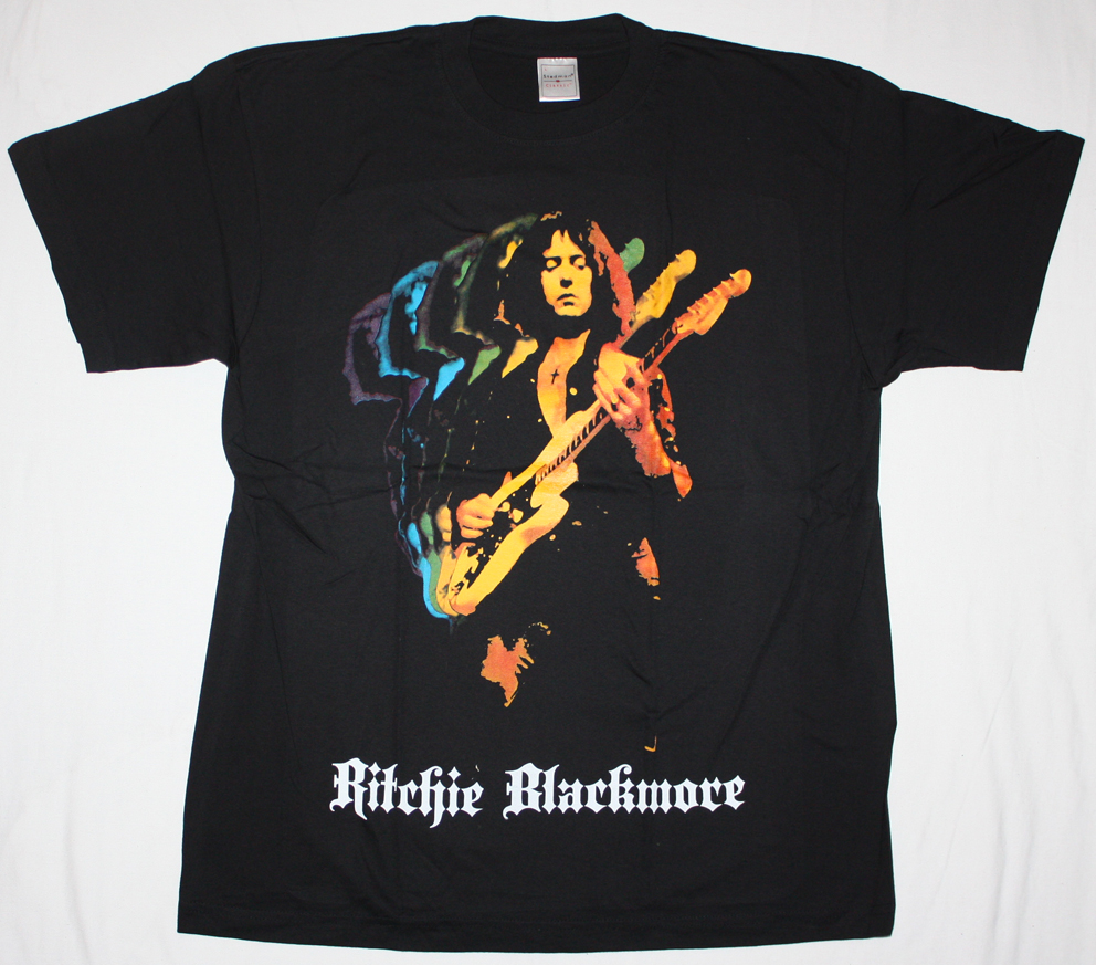 RITCHIE BLACKMORE SOLO NEW BLACK T-SHIRT