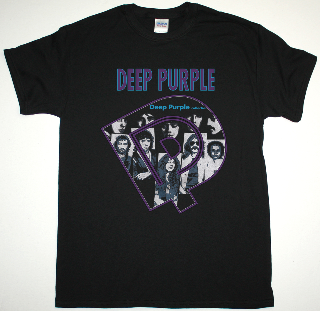DEEP PURPLE COLLECTION NEW BLACK T-SHIRT