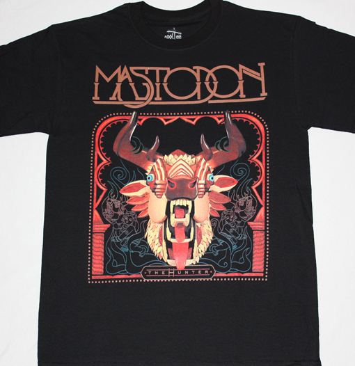 MASTODON THE HUNTER NEW BLACK T-SHIRT