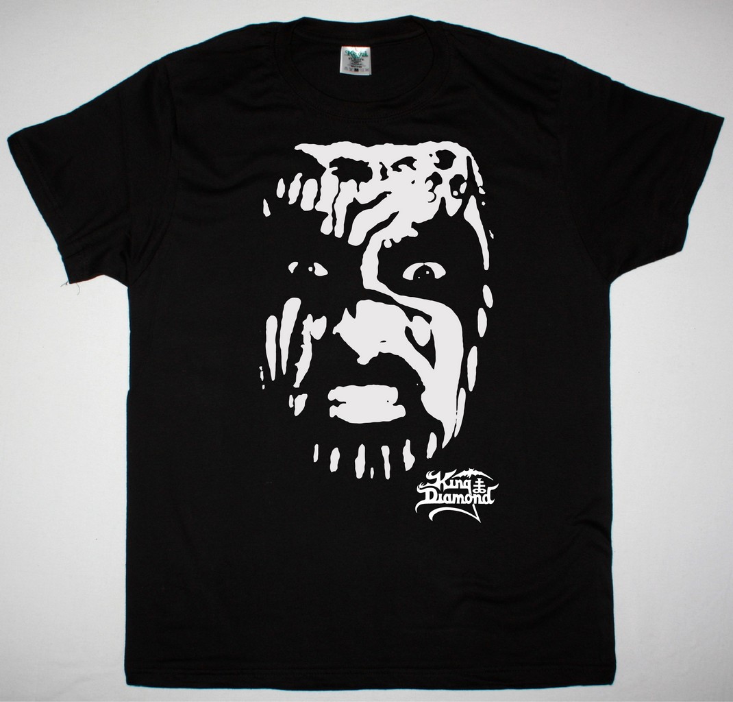 KING DIAMOND FACE NEW BLACK T-SHIRT