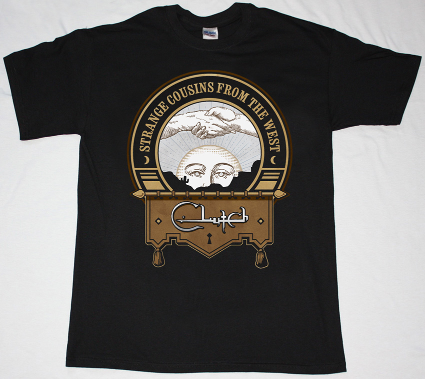 CLUTCH STRANGE COUSINS FROM THE WEST NEW BLACK T-SHIRT