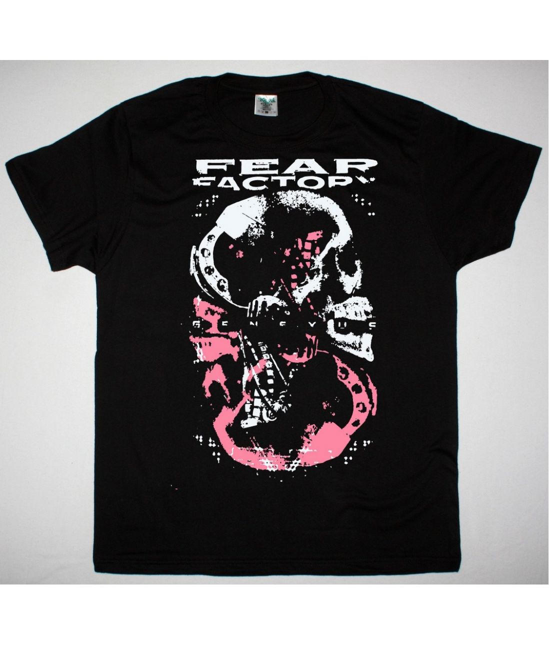 FEAR FACTORY GENEXUS SKULL NEW BLACK T SHIRT
