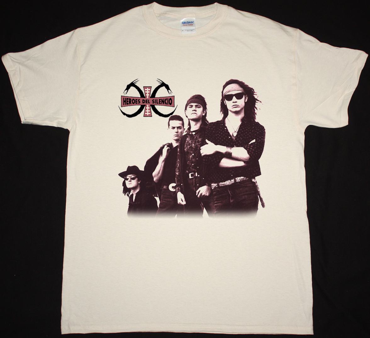 HEROES DEL SILENCIO SENDEROS DE TRAICION NEW NATURAL COLOUR T-SHIRT