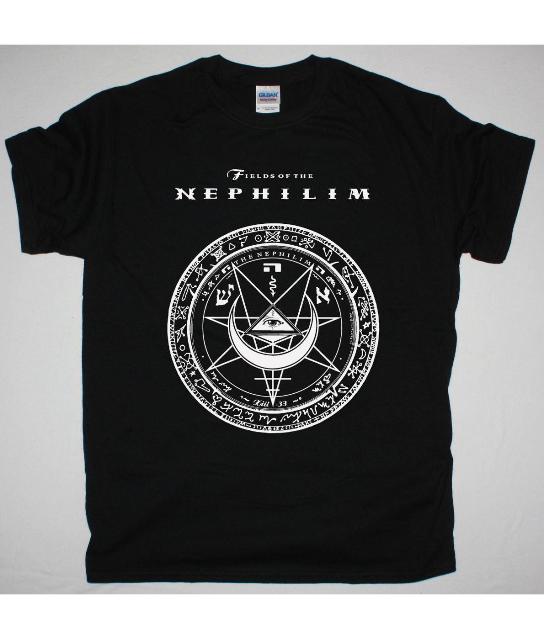 FIELDS OF THE NEPHILIM 2009 LOGO NEW BLACK T SHIRT