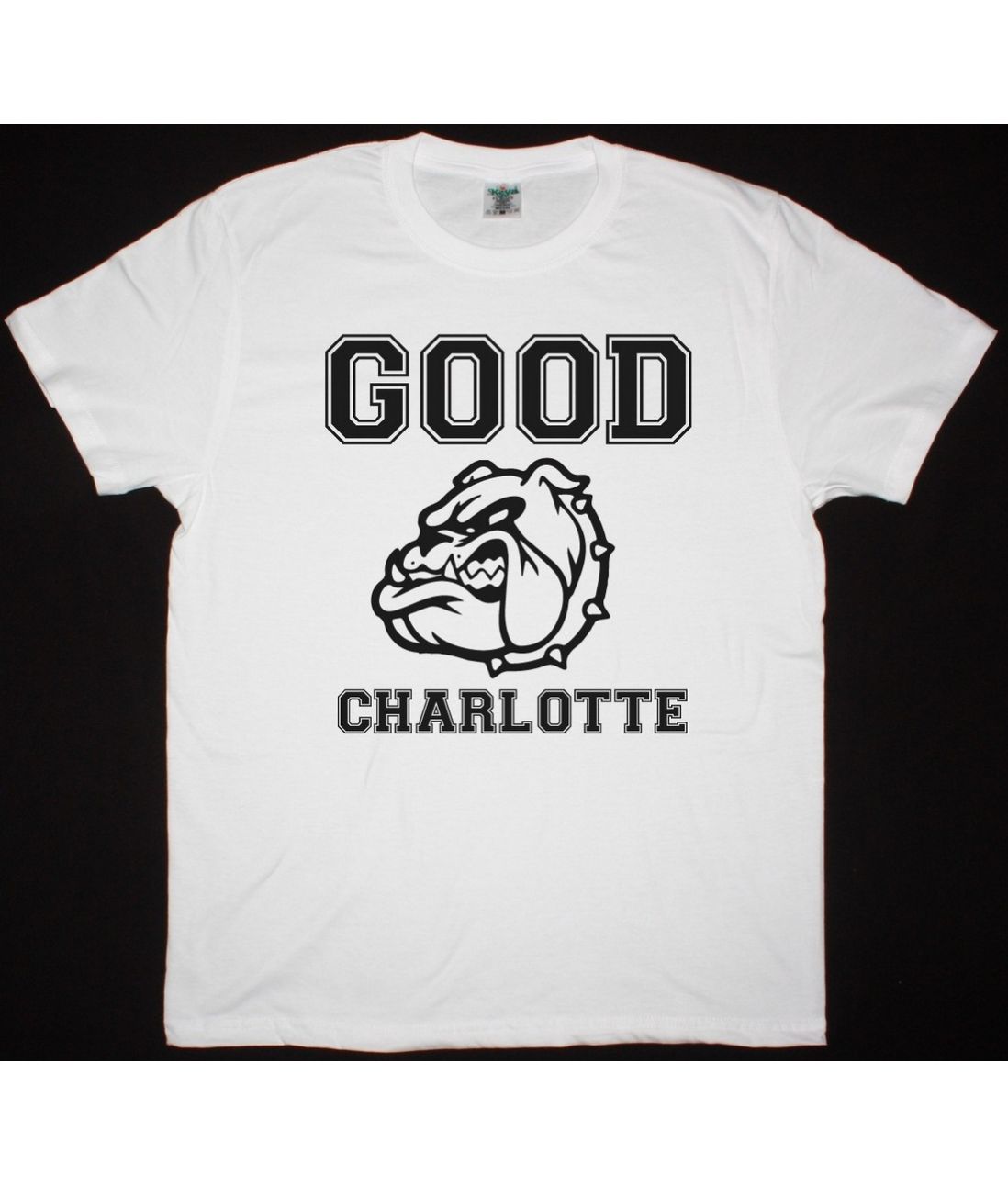 GOOD CHARLOTTE COLEGIATE NEW WHITE T SHIRT