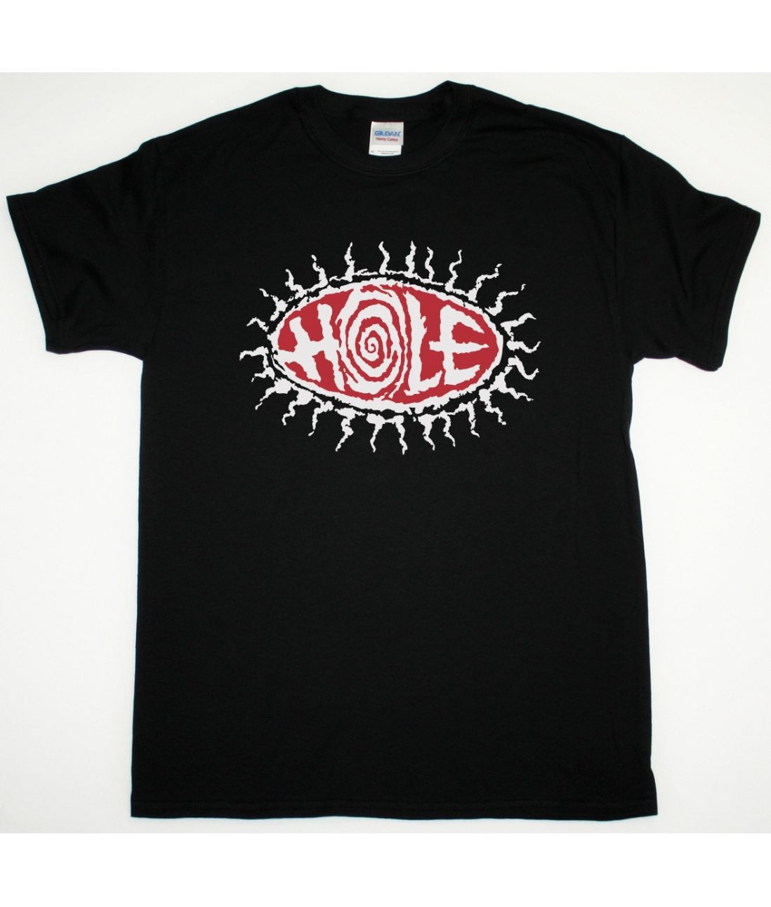 HOLE LOGO NEW BLACK T SHIRT