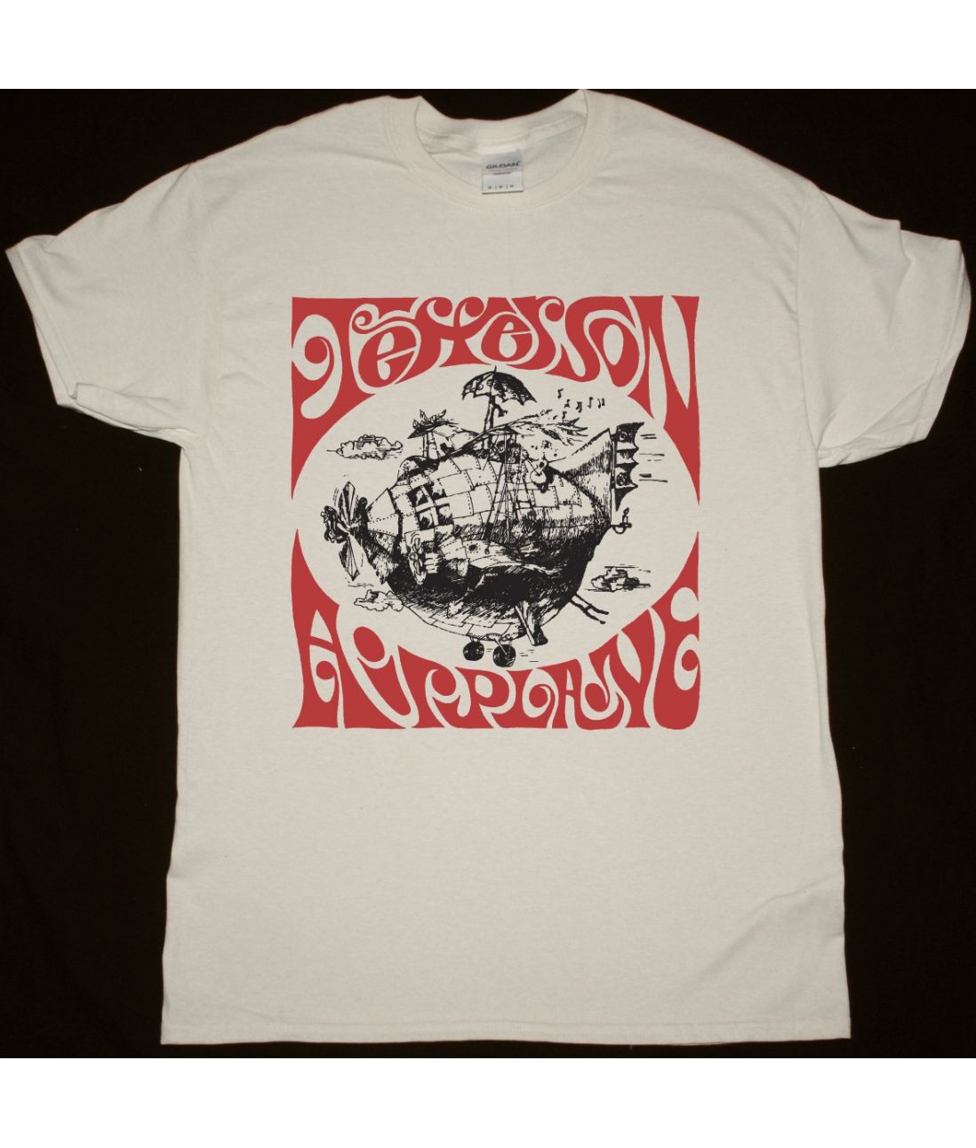 JEFFERSON AIRPLANE AIRPLANE SHIRT NEW NATURAL T SHIRT