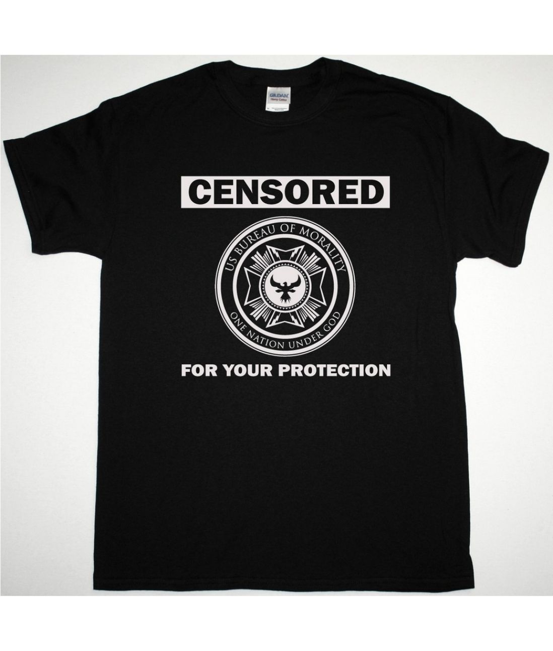 NINE INCH NAILS CENSORED NEW BLACK T SHIRT