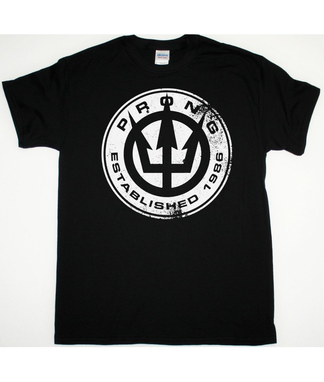 PRONG ESTABLISHED 1986 NEW BLACK T SHIRT