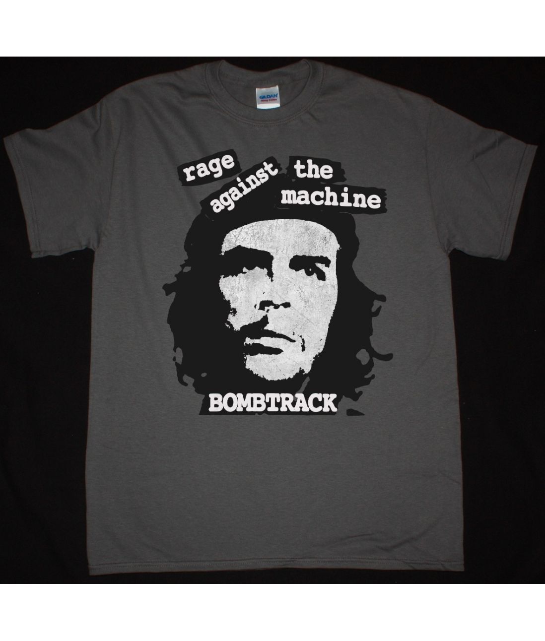 RAGE AGAINST THE MACHINE BOMBTRACK NEW GREY CHARCOAL T SHIRT