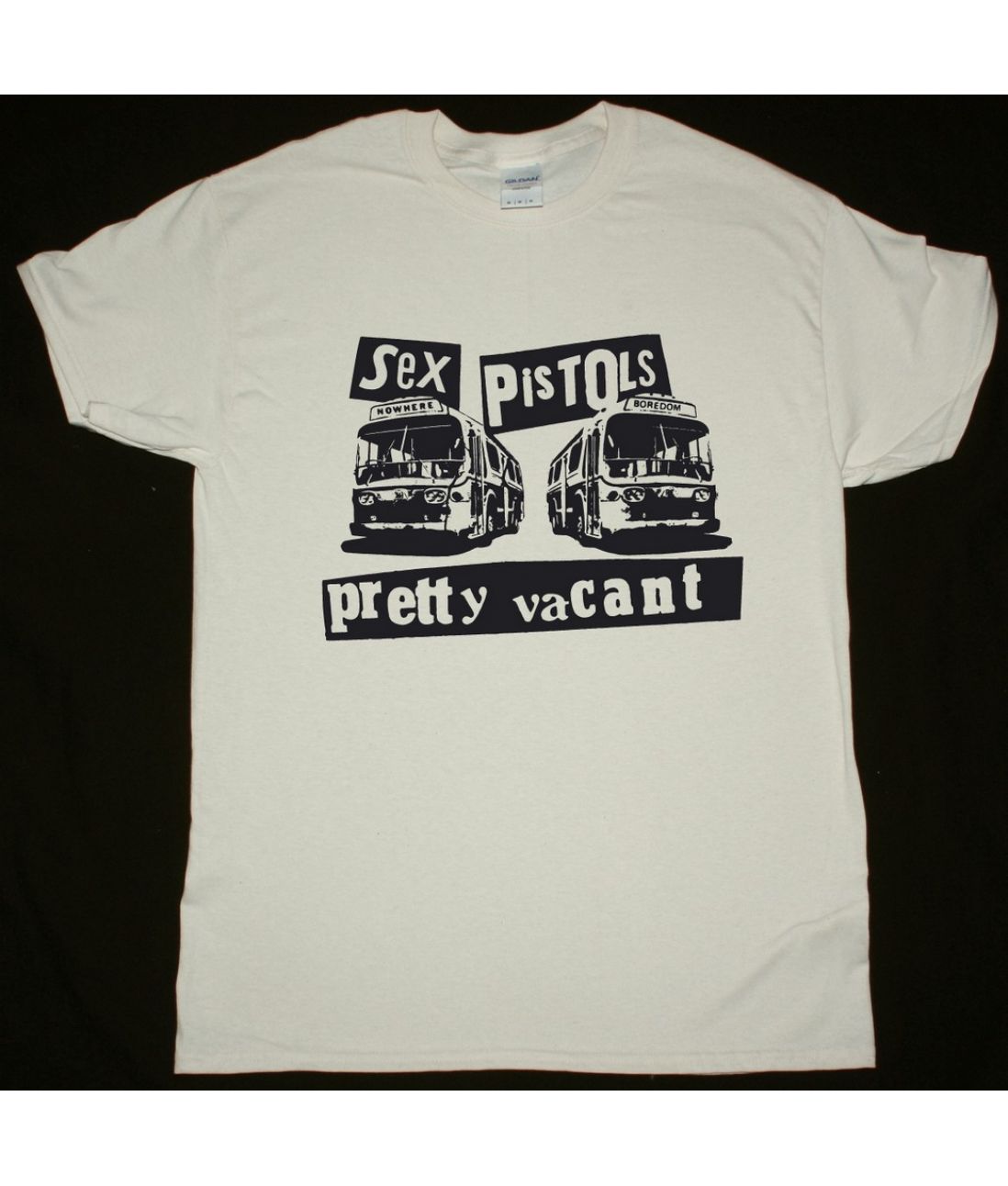 SEX PISTOLS PRETTY VACANT  NEW NATURAL T SHIRT