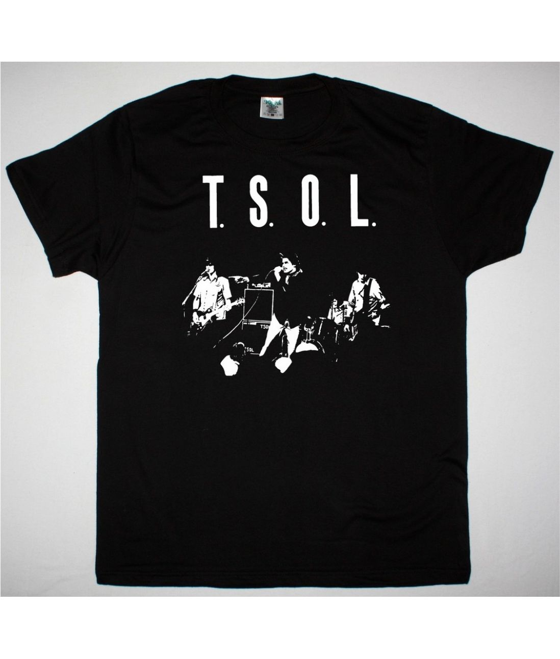 T.S.O.L. TRUE SOUNDS OF LIBERTY EP NEW BLACK T SHIRT