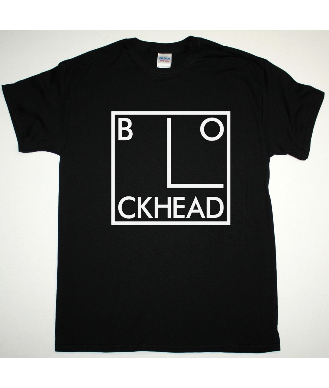 THE BLOCKHEADS LOGO NEW BLACK T SHIRT