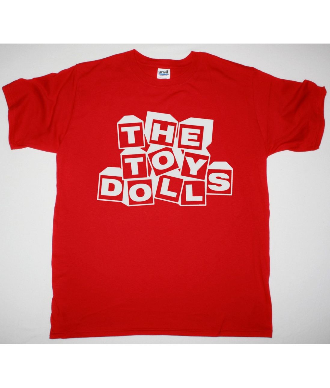 THE TOY DOLLS LOGO NEW RED T SHIRT
