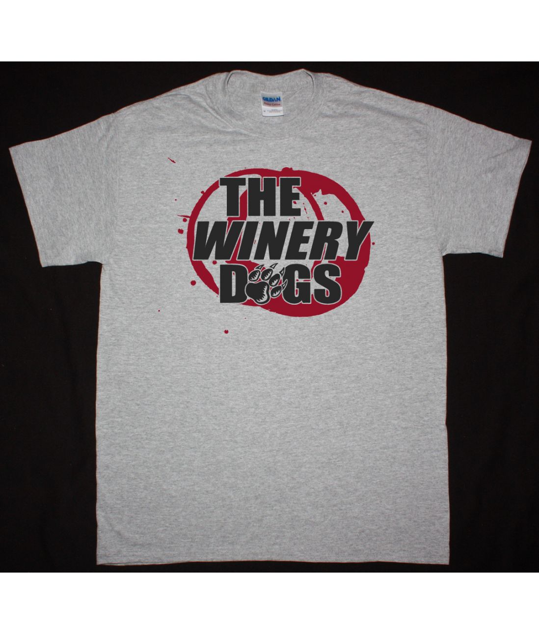 THE WINERY DOGS LOGO NEW SPORTS GREY T SHIRT