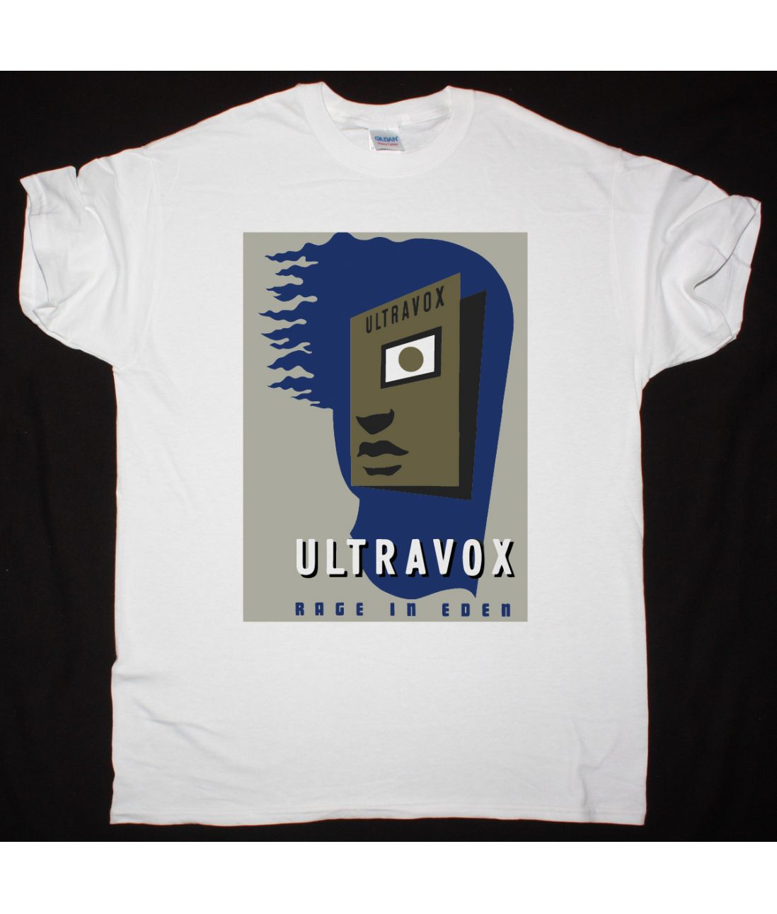 ULTRAVOX RAGE IN EDEN NEW WHITE T SHIRT