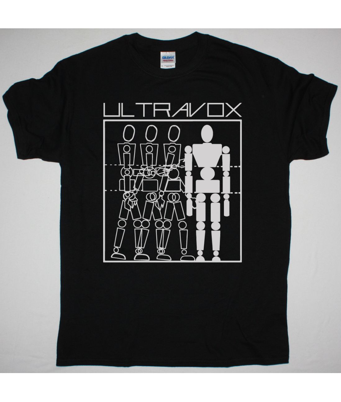 ULTRAVOX THREE INTO ONE NEW BLACK T SHIRT