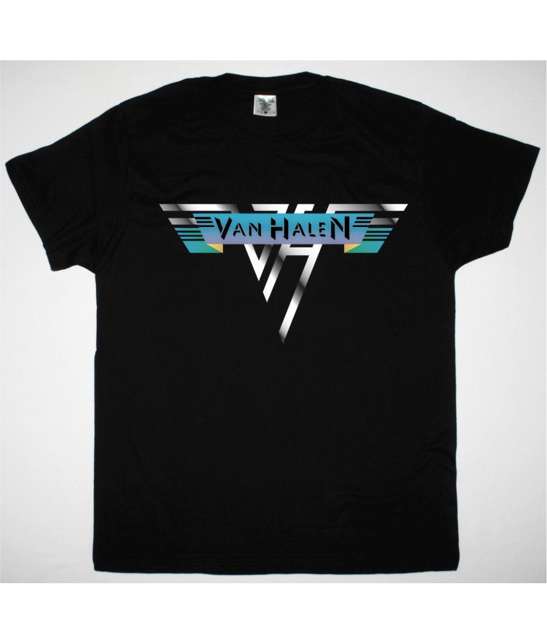 VAN HALEN 1978 VINTAGE LOGO NEW BLACK T SHIRT
