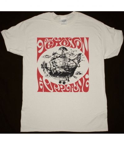 JEFFERSON AIRPLANE AIRPLANE SHIRT NEW NATURAL T SHIRT