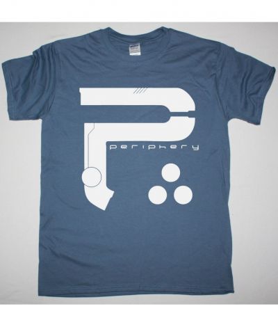PERIPHERY BIG P LOGO NEW INDIGO BLUE T SHIRT